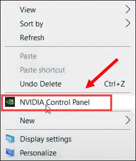 nvidia control panel crashes when i clikc manage 3d settings