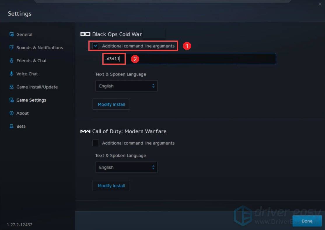 Call of Duty: Cold War, How To Change Language Settings