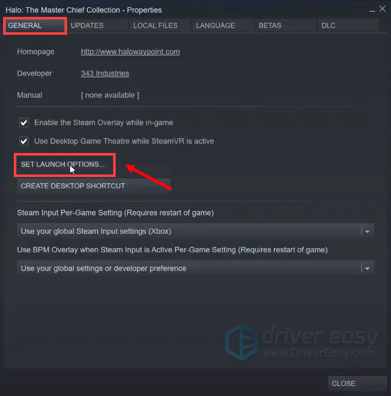 switch to Windowed mode Halo 4 UE4 Fatal Error set launch options