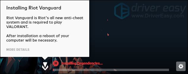 install vanguard valorant