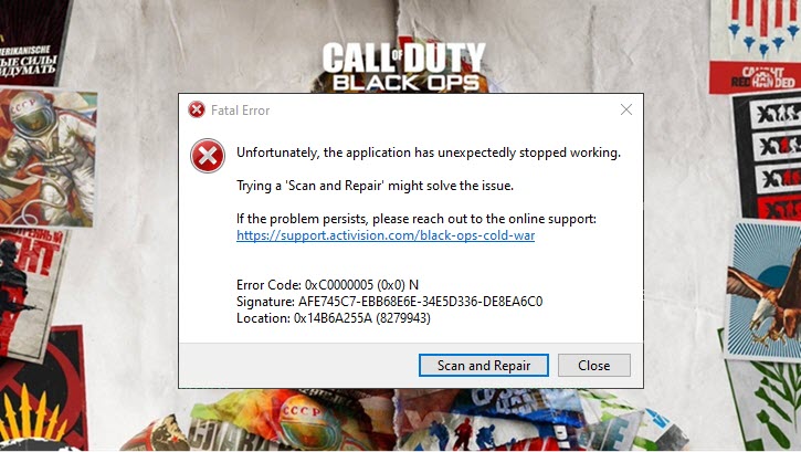 Solved Black Ops Cold War Error Code 0xc Driver Easy