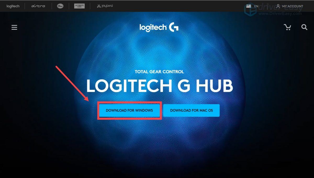 logitech g hub download offline installer