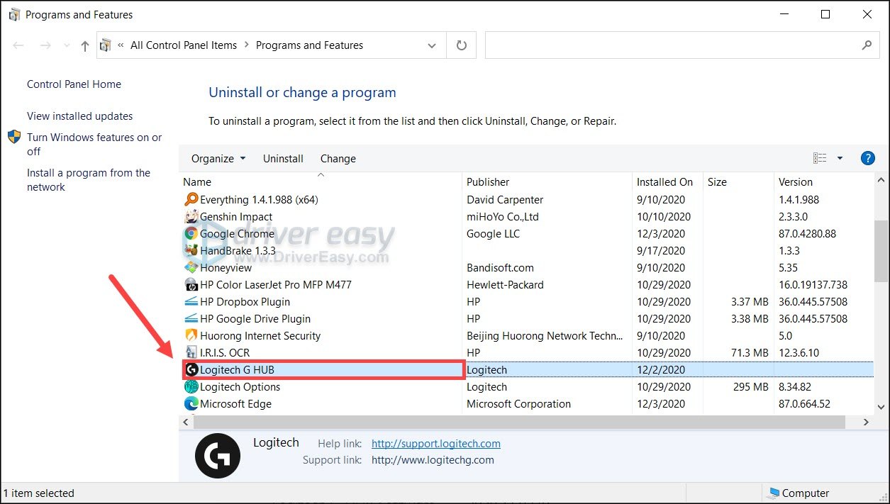 browser mount Dingy SOLVED] Logitech G HUB Not Working on Windows - Driver Easy