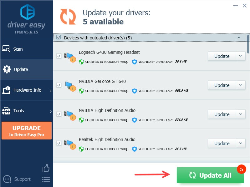 update device drivers for windows 10 hdmi cable