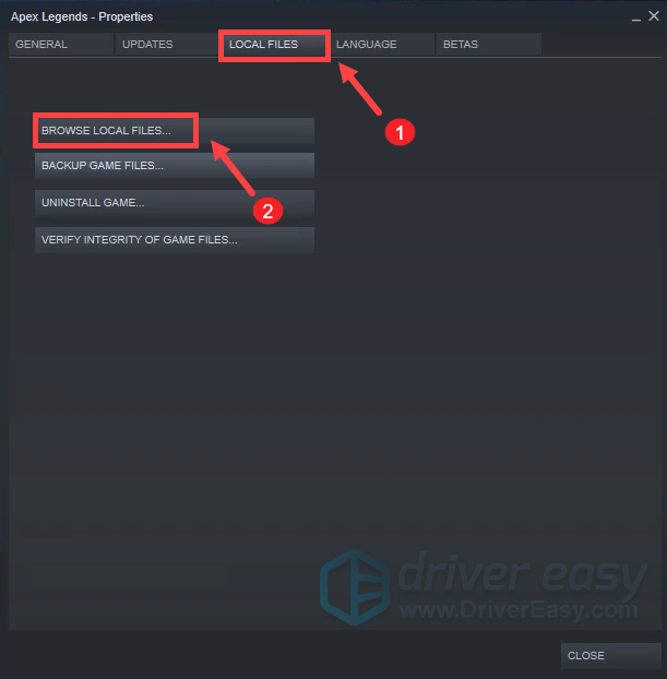 disable fullscreen optimizations on Steam to fix Apex Legends stuttering issue
