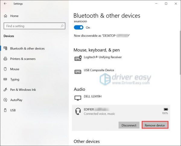 [2023 Tips] How to Fix Bluetooth Not Pairing on Windows 10 - Driver Easy