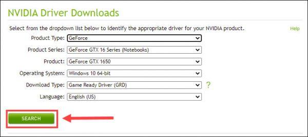 nvidia geforce gtx 1650 drivers download nvidia geforce gtx 1650 drivers download