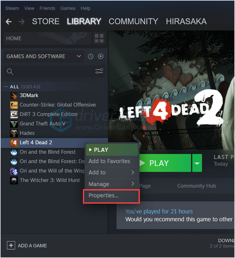 left 4 dead 2 player count