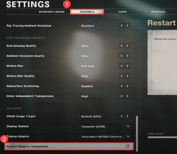 [SOLVED] Black Ops Cold War Stuck on Compiling Shaders - Driver Easy
