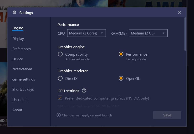 How to use GPU settings to increase gaming performance on BlueStacks 5 –  BlueStacks Support