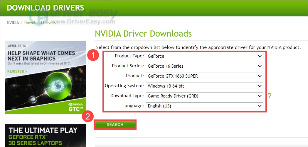 Pacific Ledig Mellemøsten GeForce GTX 1660 SUPER Drivers Download & Update - Driver Easy