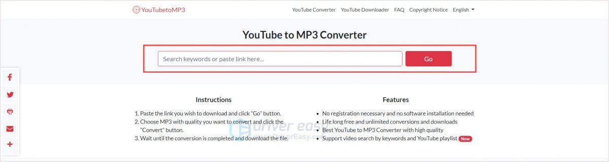 Convert audio from youtube sale