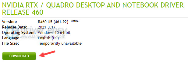 Download latest Nvidia Quadro RTX 8000 driver manually