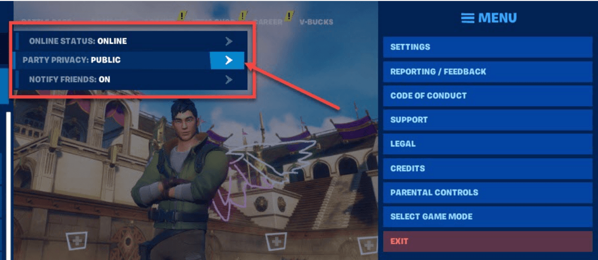 How to change settings in Lobby in Friday 13 the game.