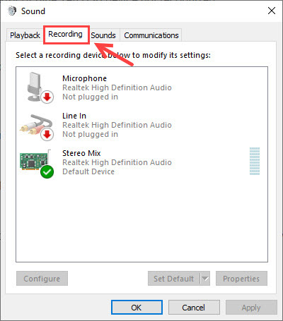 blue yeti not picking up audio