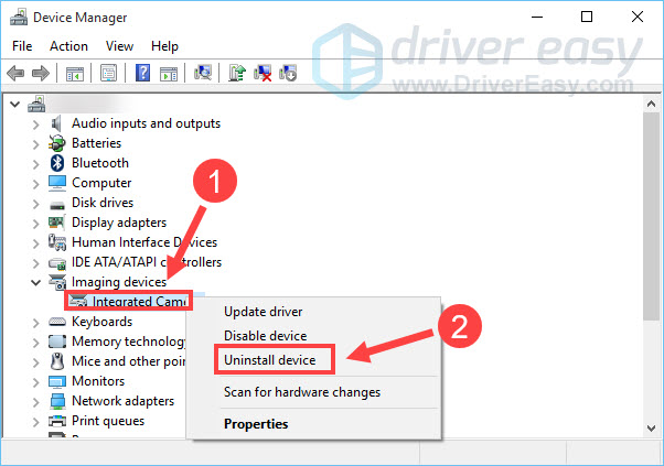 disable onboard msi camera