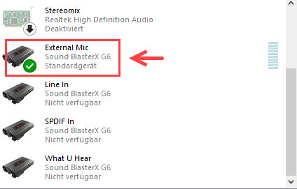 sound blaster z microphone not working