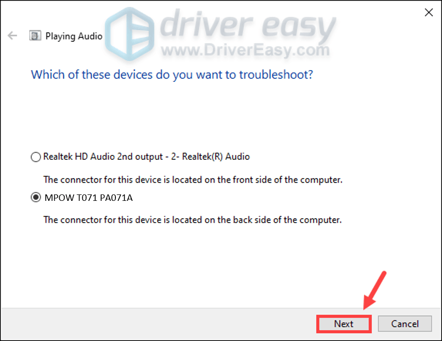 Mpow drivers best sale windows 10