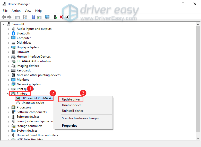 HP LaserJet Pro M404n Driver Download & Update Driver Easy