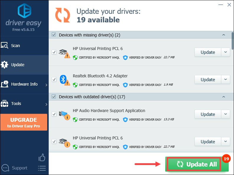 update device drivers