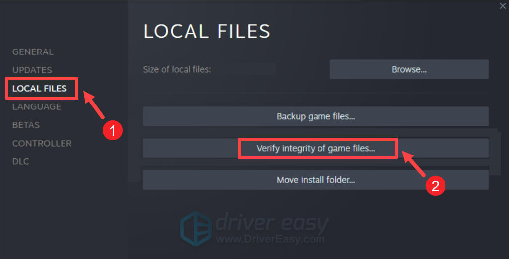 Verify your game files. Verify Integrity of game files Dota 2. Resident Evil Village crash Report как исправить.