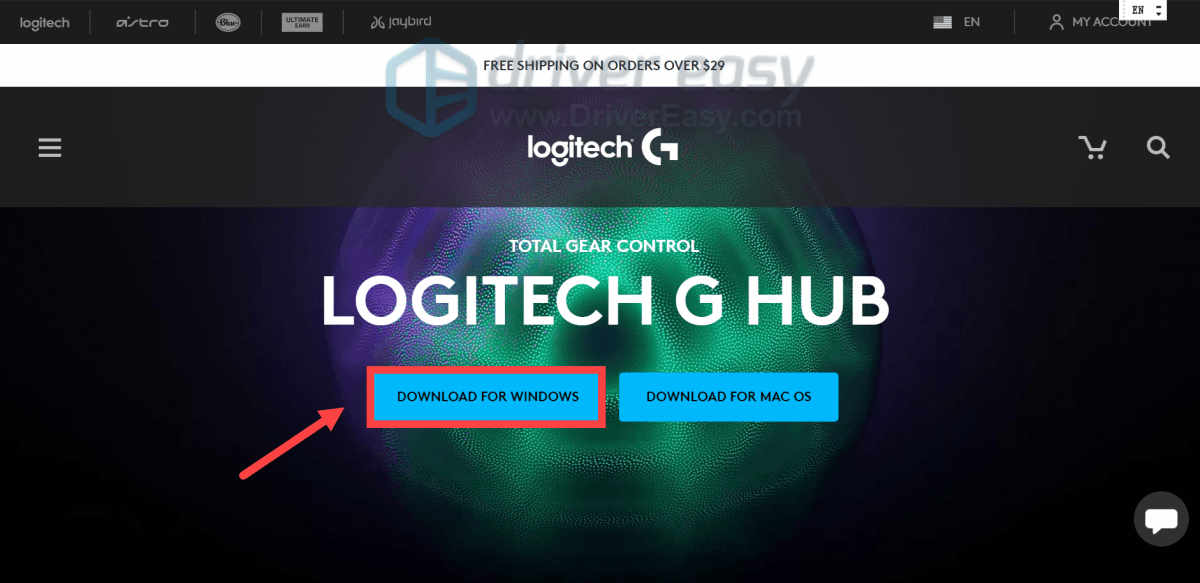 fix logitech g hub not working