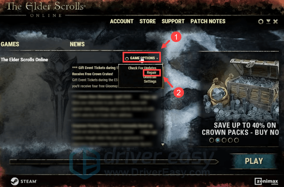 The Elder Scrolls Online[ESO] server status – Is The Elder Scrolls