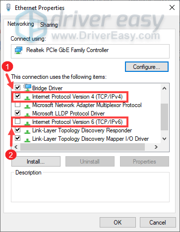 how to disable IPv6