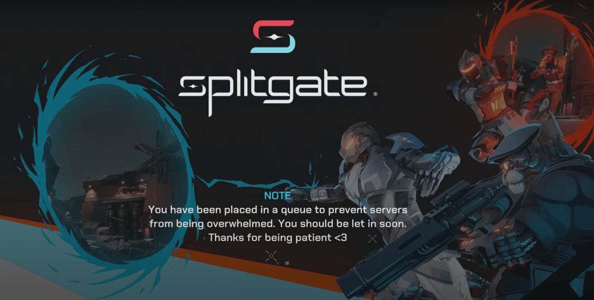 how to fix Splitgate servers queue