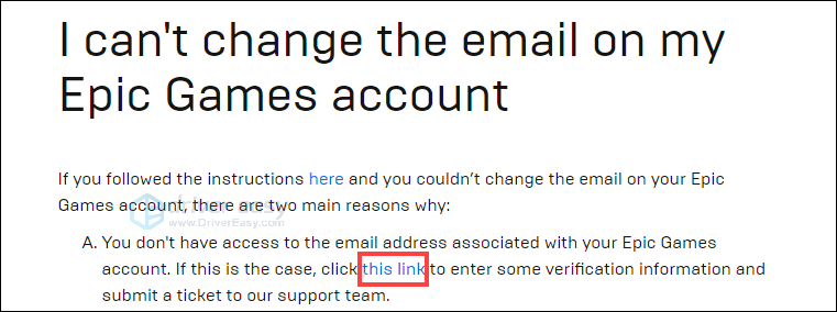 FIXED] Epic Games Verification Email Not Sending - Driver Easy