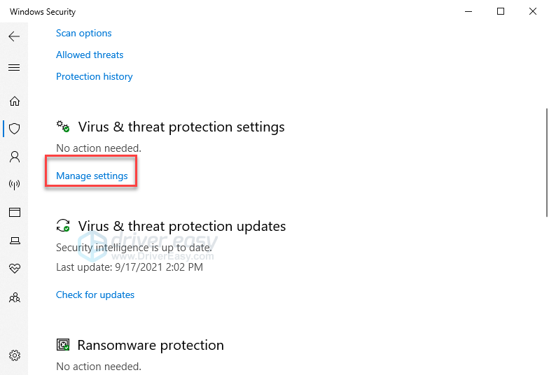 detect low disk space virus