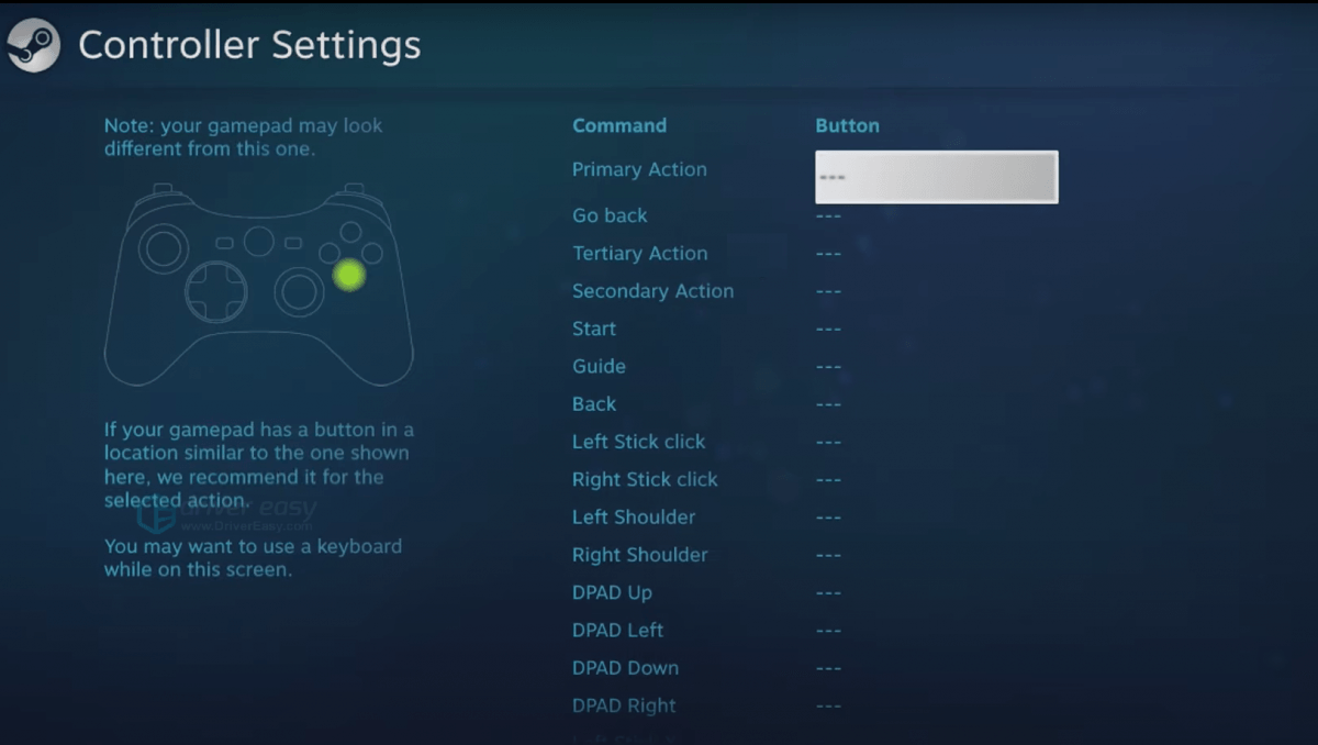 how to re install steam controller driver