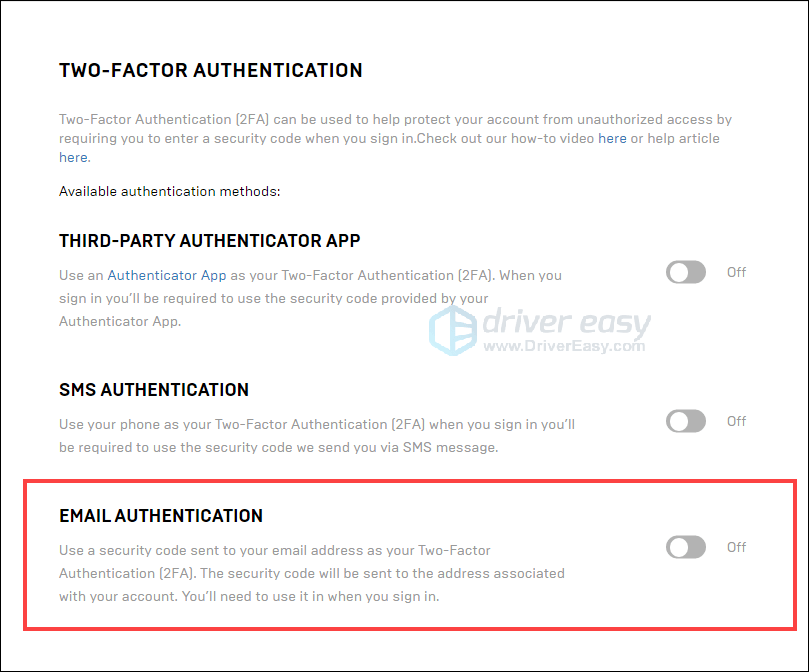 My Authenticator app or SMS two-factor authentication (2FA) has locked me  out of my account - Epic Accounts Support