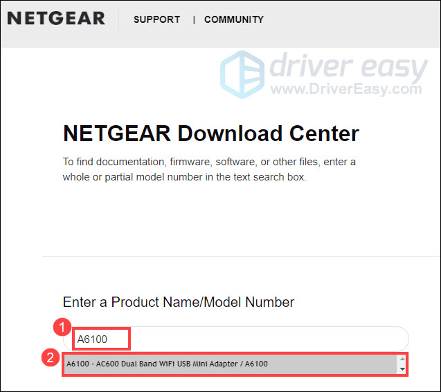 netgear enter product name