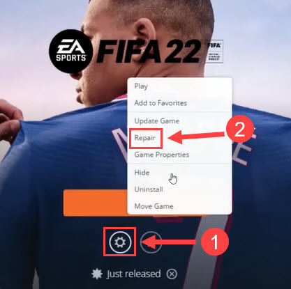 SOLVED] FIFA 22 Crashing on PC - Driver Easy: Bạn đang trải qua những trục trặc khi chơi FIFA 22 trên PC? Thật khó chịu khi mọi thứ đang diễn ra suôn sẻ và bỗng dưng trò chơi bị treo lại hoặc crash mà không rõ lý do. Nhưng đừng lo, với Driver Easy, bạn có thể sửa chữa lỗi này chỉ với vài cú click chuột. Truy cập trang web của Driver Easy ngay bây giờ để tìm hiểu cách sửa chữa và trở lại với trận đấu FIFA 22 của bạn.