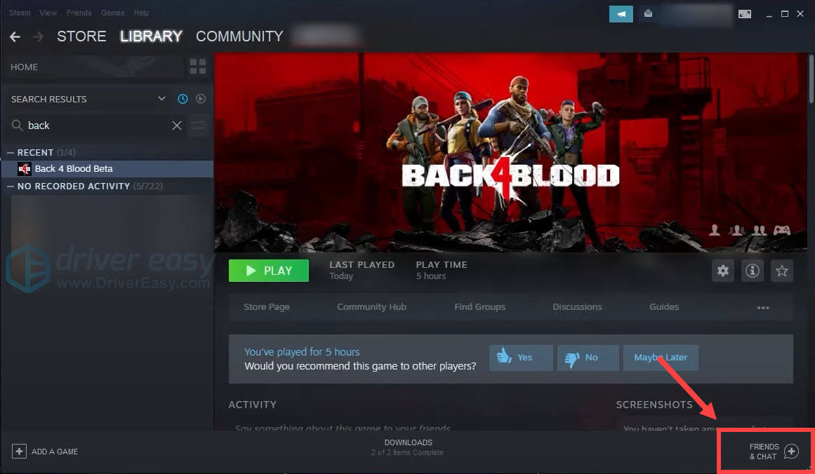 Back 4 Blood on Steam