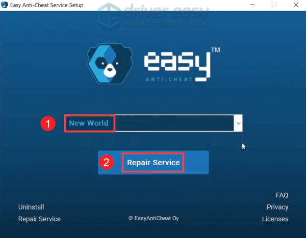 [SOLVED] New World Won't Launch Easy Anti-Cheat Error - Driver Easy