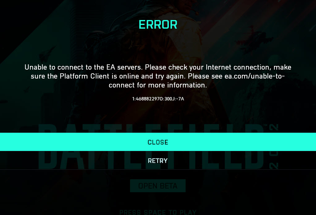 origin battlefield 5 server down