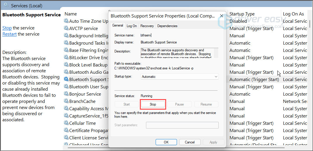 Сбой удаления устройства bluetooth windows 10