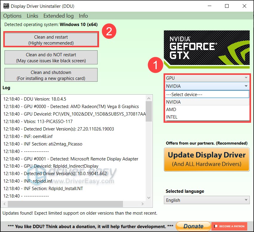 Ddu driver nvidia new arrivals