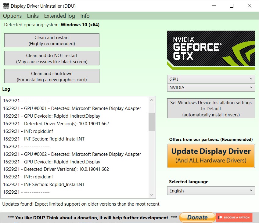 Auto detect discount your gpu nvidia