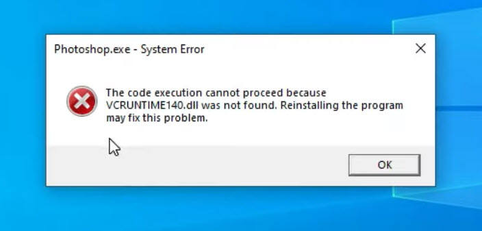 the code execution cannot proceed