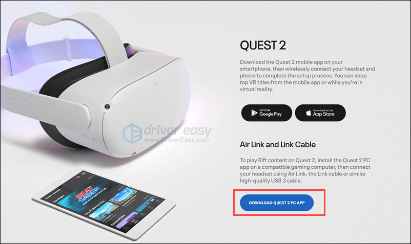 How Connect Oculus Quest To - Driver Easy
