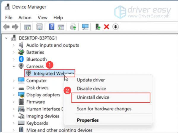 [SOLVED] Camera Not Working on Windows 11/10 - Driver Easy