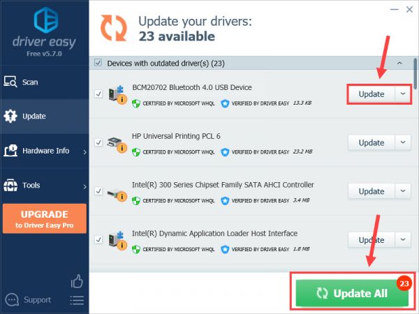 [SOLVED] BCM20702A0 driver is unavailable error - Driver Easy