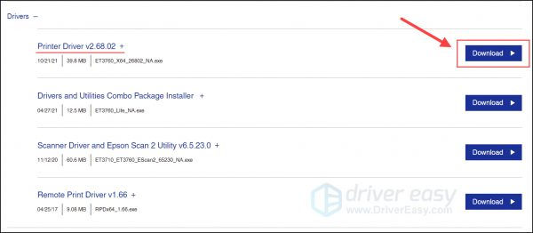 Epson ET-3760 Driver Download & Update Guide for Windows - Driver Easy