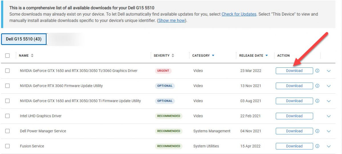 Dell G15 Drivers Download & Install for Windows Driver Easy