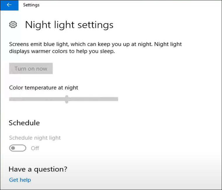 Night Not Working Windows 10/11 - Driver