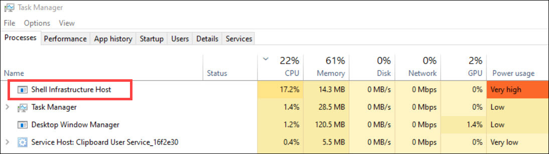 Windows 10 shell infrastructure. Shell infrastructure host что это. Shell infrastructure host грузит процессор. Shell infrastructure host Windows 10 что это.