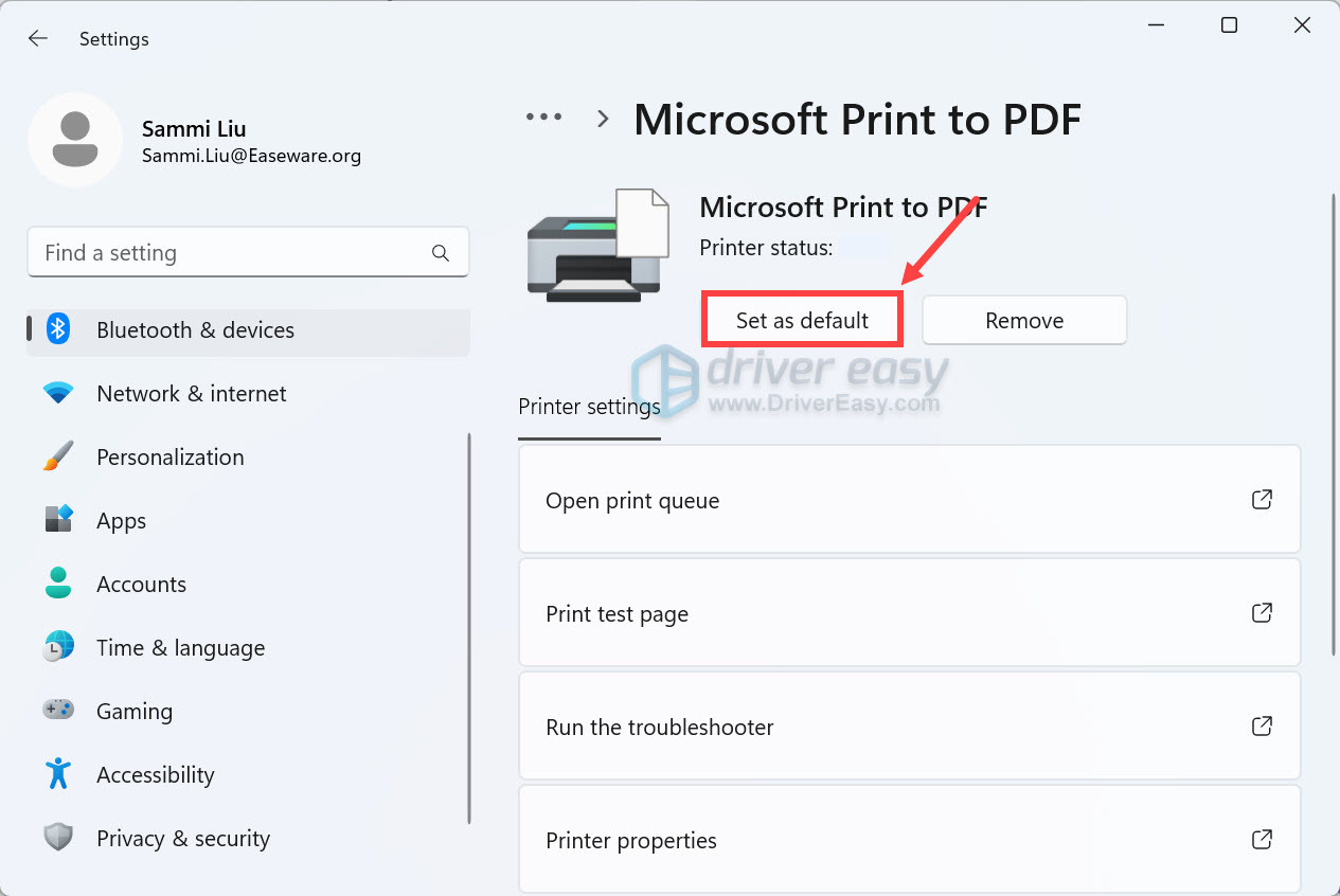 [Solved] Microsoft Print to PDF Not Working in Windows 10/11 - Driver Easy